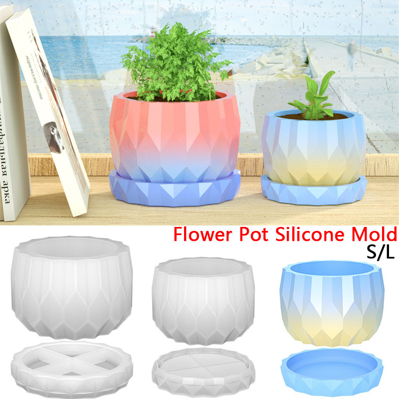 Flower Girl Basket - 1 Zestaw silikonowych form do sadzenia