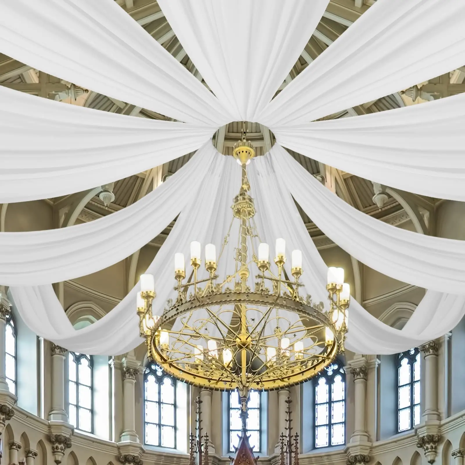Biała suknia ślubna Zasłony su – Wedding Ceremony Supply recenzja i cena