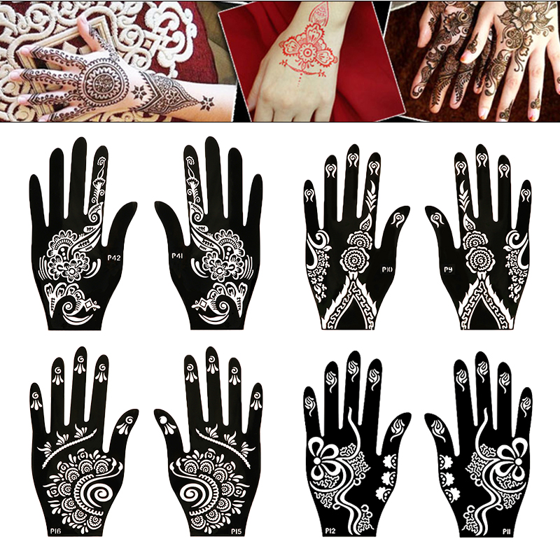 2 szt. Szablony tatuażu z henn – Indian Wedding Supply recenzja i cena