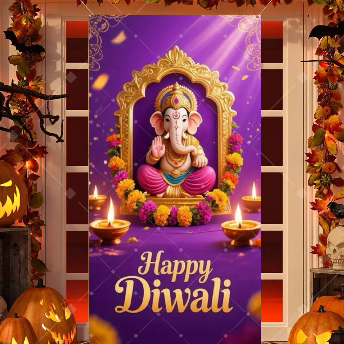 Tło na przyjęcie z okazji Diwa – Indian Wedding Supply recenzja i cena