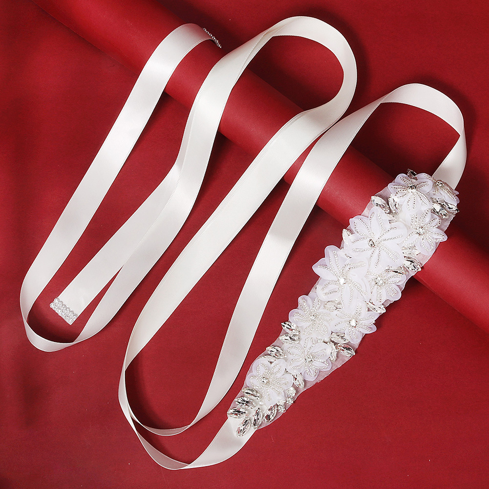 Romantyczny, trójwymiarowy kwi – Bridal Sash Ribbon recenzja i cena