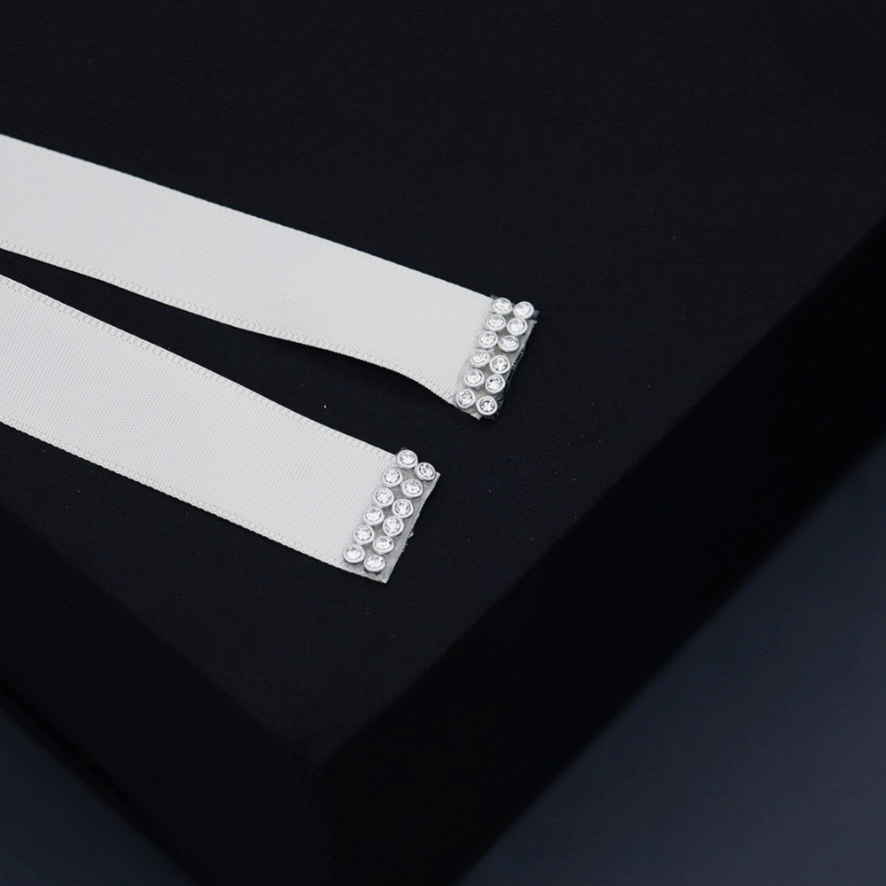 Wstążka do sukni ślubnej, sreb – Bridal Sash Ribbon recenzja i cena