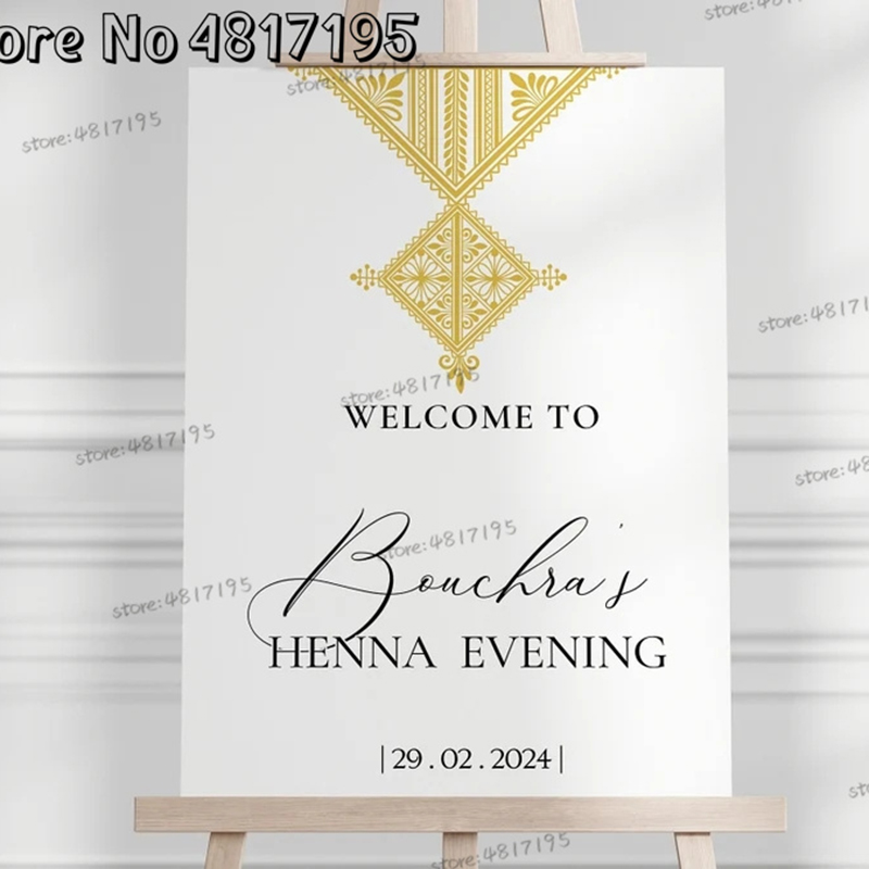 Znak powitalny z henny muzułma – Wedding Package Gold recenzja i cena