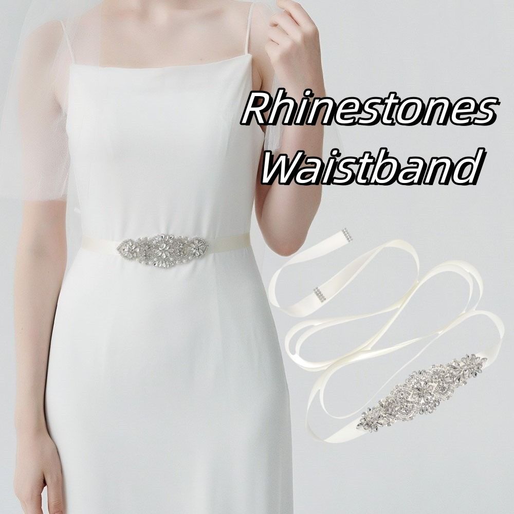 Wstążka do sukni ślubnej, dług – Bridal Sash Ribbon recenzja i cena