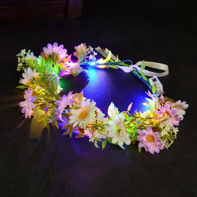 Świecąca opaska na głowę z kwi – Wedding Arch Flower recenzja i cena