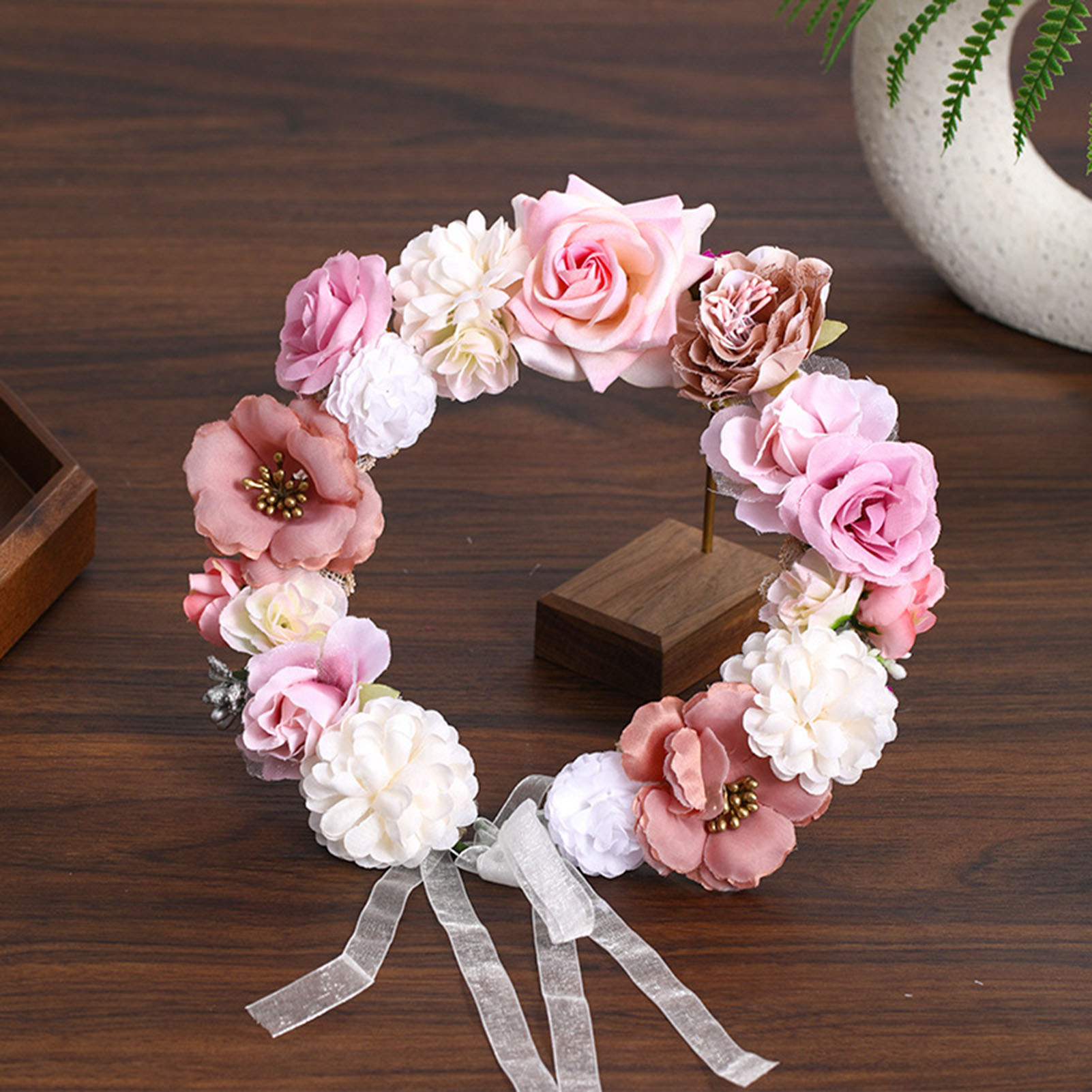 Wianek z kwiatów, girlanda ślu – Wedding Arch Flower recenzja i cena