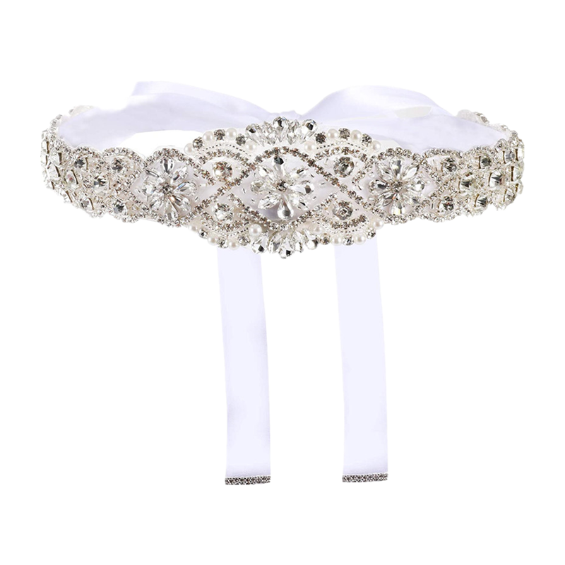 Pas ślubny luksusowy kryształ  – Bridal Sash Ribbon recenzja i cena