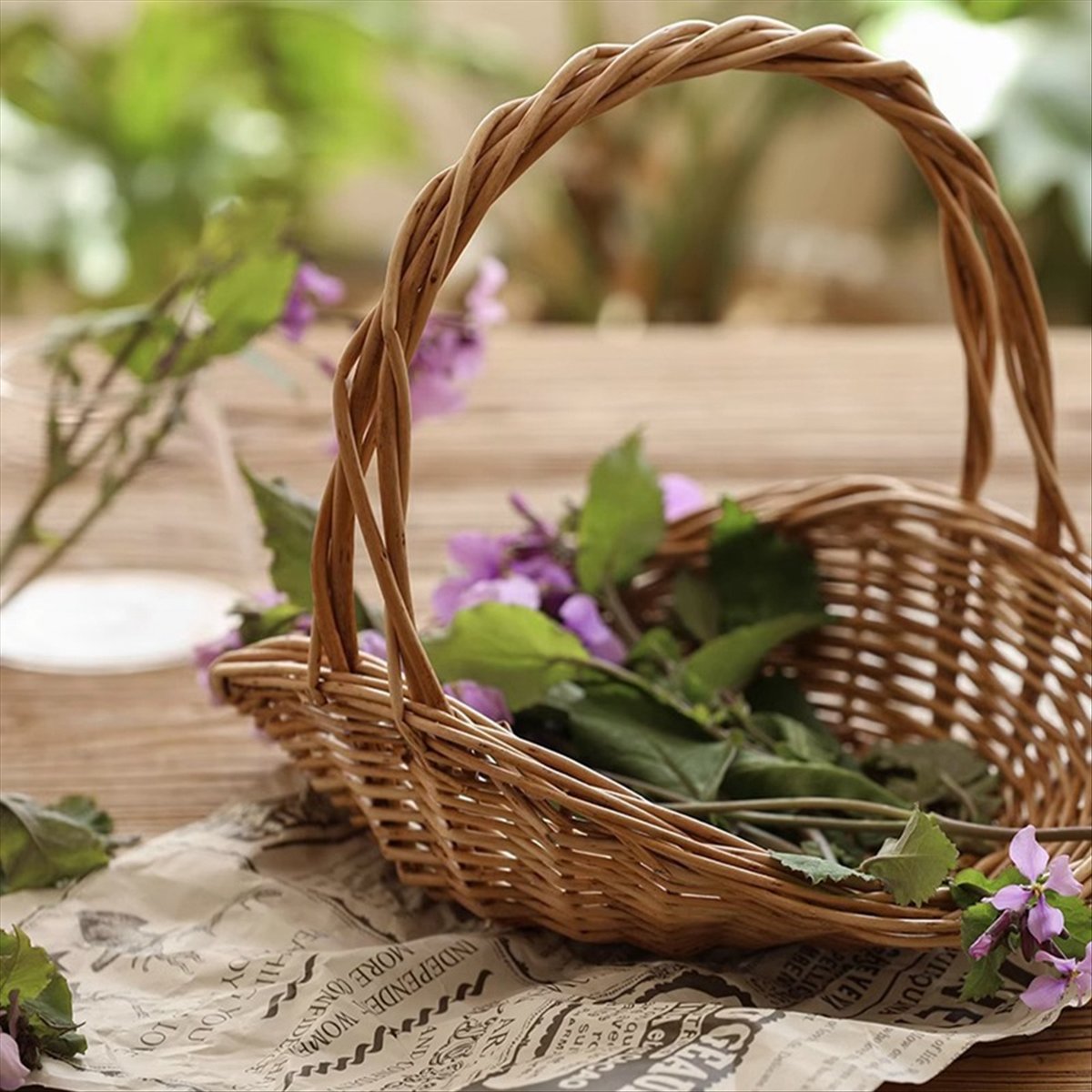 Kosz piknikowy ABST, koszyk na – Flower Girl Basket recenzja i cena