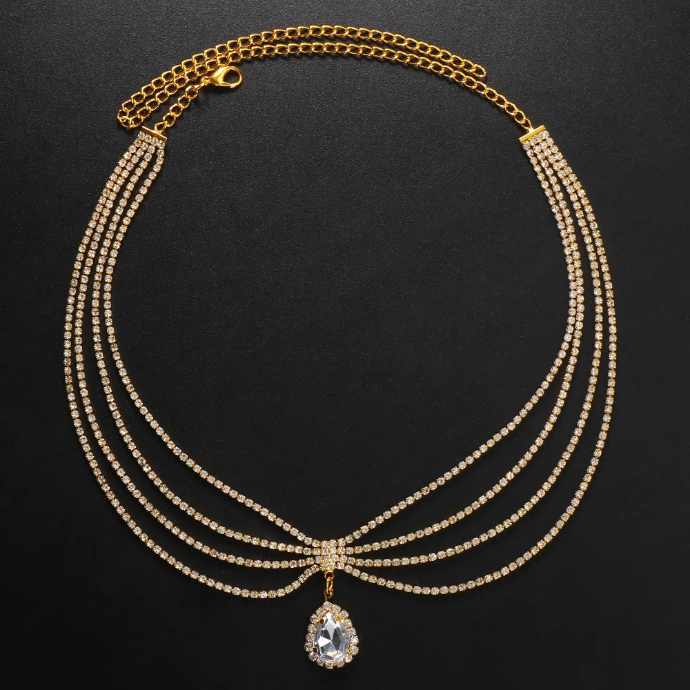 XSBODY Boho Bridal Rhinestone  – Indian Wedding Supply recenzja i cena