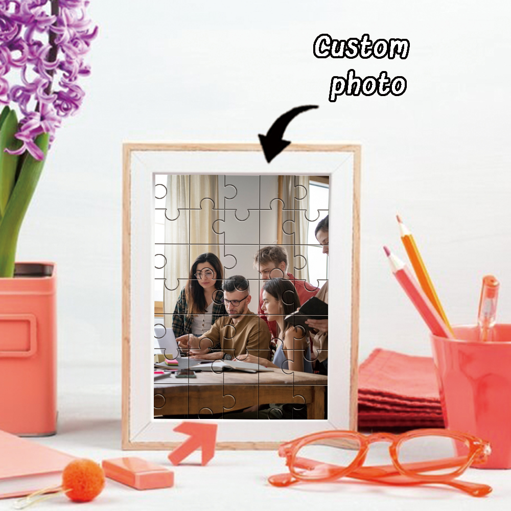 Puzzle ze zdjęciami DIY, drewn – Wedding Souvenir recenzja i cena