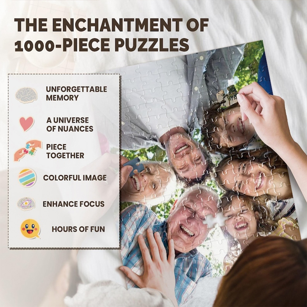 Puzzle ze zdjęciami DIY, drewn – Wedding Souvenir recenzja i cena