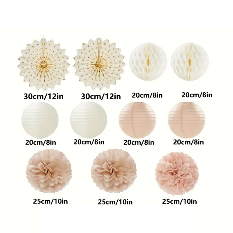11 szt. Papierowe kwiaty w kol – Wedding Ceremony Supply recenzja i cena